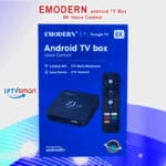 New Emodern Android TV Box 8k voice Control in Dubai