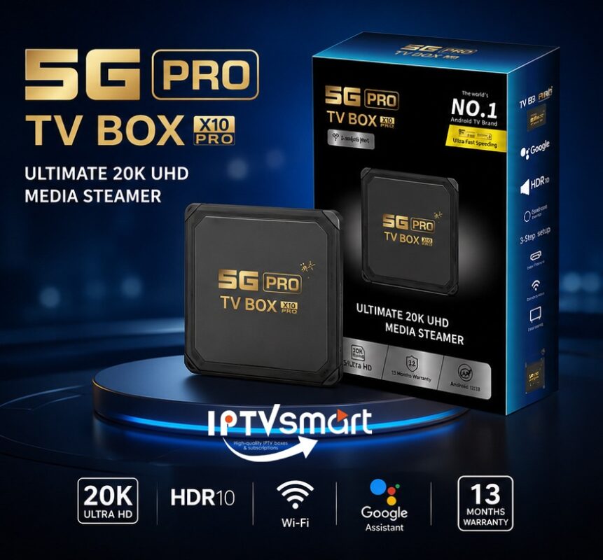 5G PRO X10 PRO 20K UHD Android TV Box