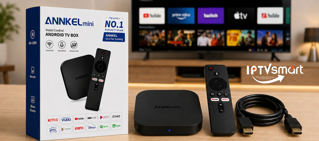 ANNKEL 8K Ultra HD Android Google TV Streaming Box IPTVsmart ANNKEL 8K Ultra HD Android Google TV Streaming Box IPTVsmart