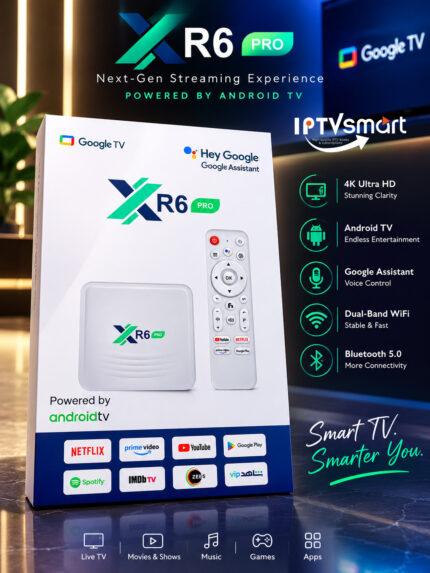 XR6 Pro 4K Ultra HD Android TV Streaming Box